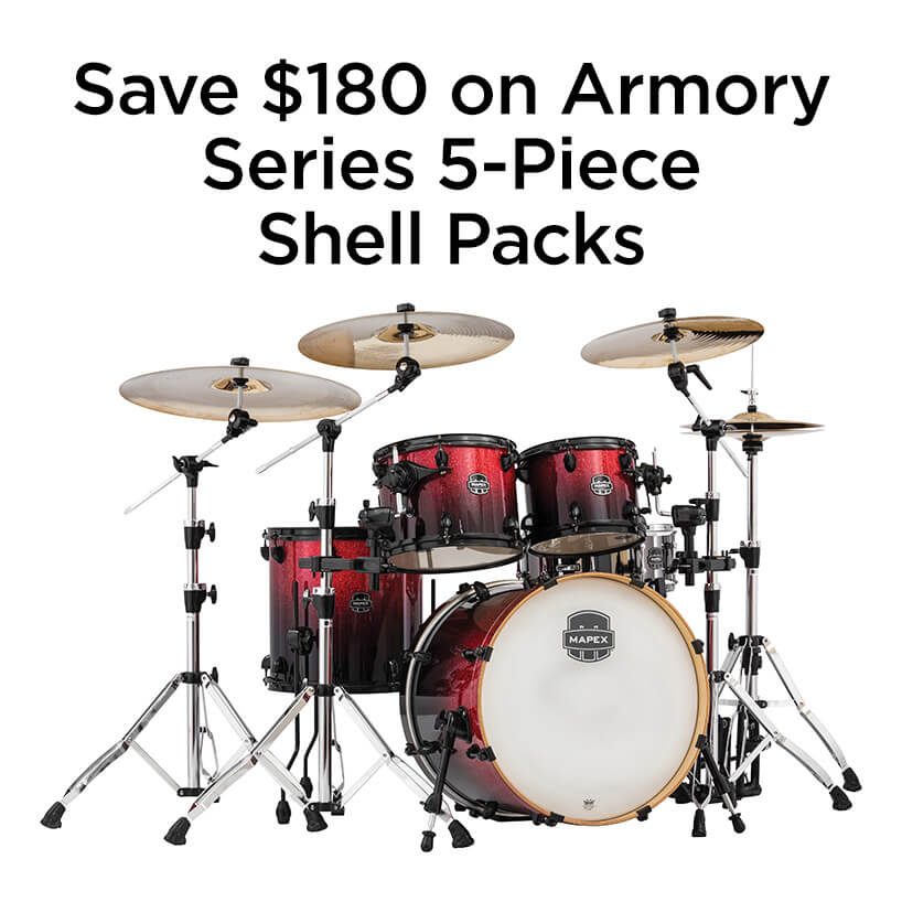 save one hundred eighty dollars on Armory Series 5 piece shell packs