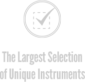 the largest selection of unique instruments