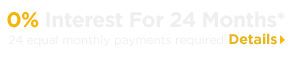 0% Interest for 36 Months*