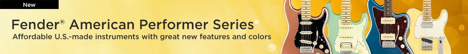 Affordable U.S.-made instruments with great new features and colors