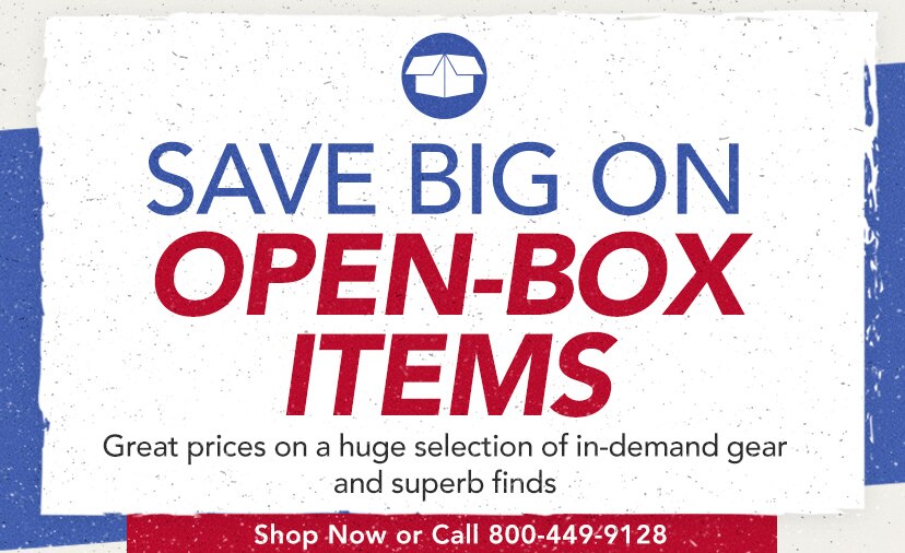 Save Big with open box. Members enjoy an additional ten percent discount.