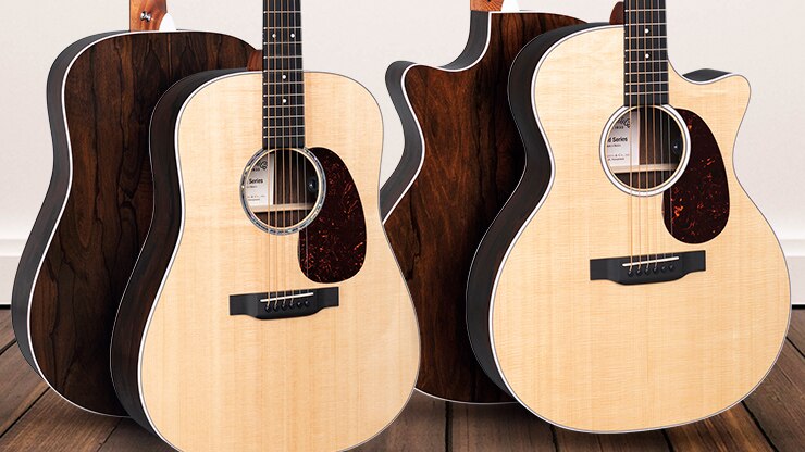 New in Martin’s Road Series. Ziricote back and sides add attack and punch to these acoustic-electrics
