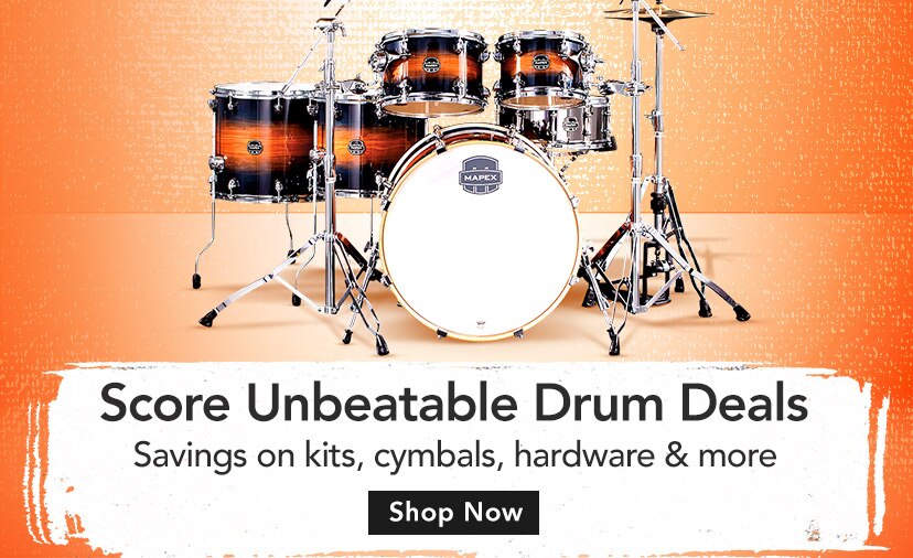 Score Unbeatable Drum Deals. Snag limited-time savings on kits, cymbals, hardware & more. Shop Now