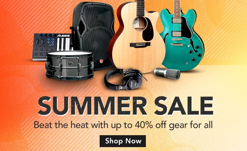 Musician’s Friend Summer Sale. Beat the heat with up to 40% off gear for all. Shop Now or Call 800-449-9128