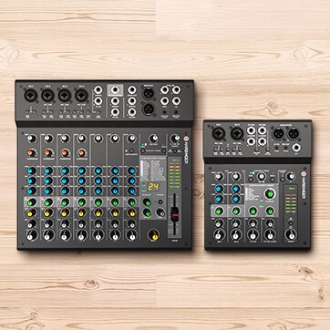 New Harbinger LX Mixers. Enhanced functionality with Bluetooth, 2x2 USB interface & recording software. Shop Now