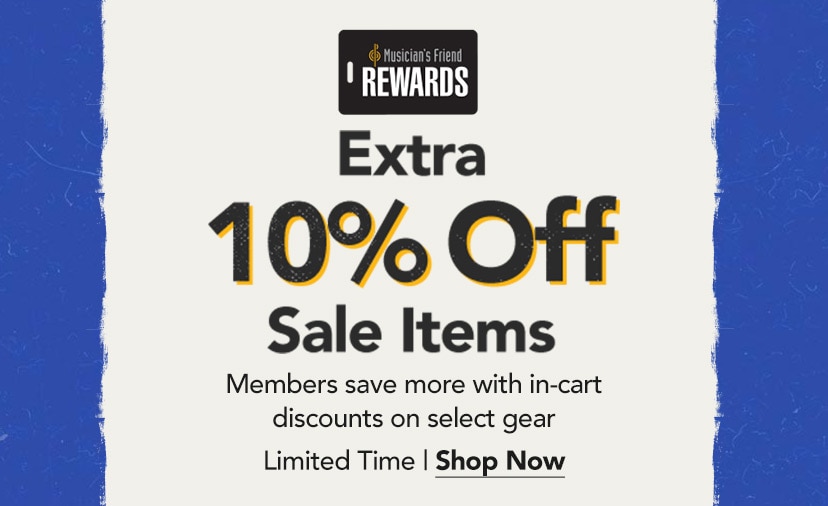 Extra ten percent off Sale Items. Members save more with in-cart discounts on select gear. Limited Time. Shop Now
