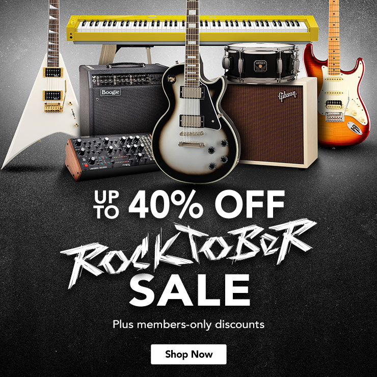 Rocktober Sale, save up to forty percent.