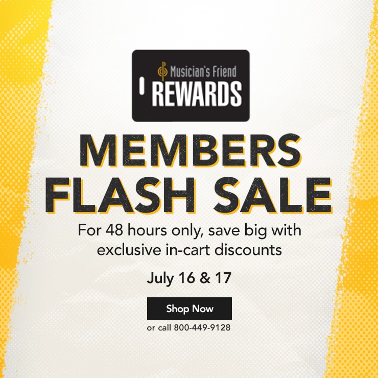 Members Flash Sale. For forty eight hours only, save big with exclusive in-cart discounts. July sixteen and seventeen. Shop Now