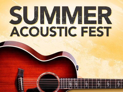 Summer Acoustic Fest. Strap into sizzling savings of up to forty percent off and special financing on top brands. Shop Now
