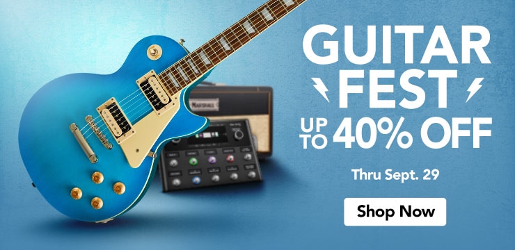 Guitar Fest. Up to forty percent Off. Top-brand savings, special financing and members-only deals. Thru Sept. twenty nine. Shop Now