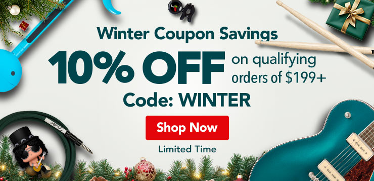 Winter coupon up to ten percent off orders over one hundred ninety nine dollars. Use code winter.