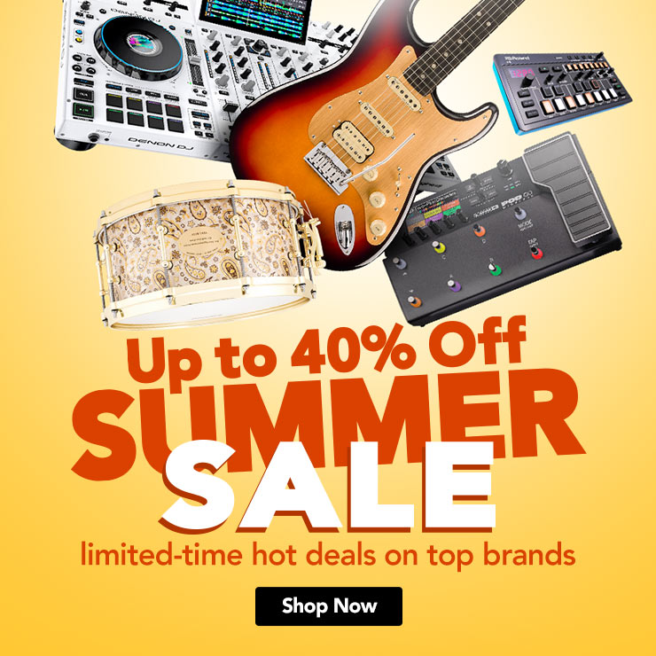Up to forty percent off summer sale. Limited time hot deals on top brands. Shop now.