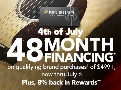 Fourth of July forty eight month financing on qualifying brand purchases, now thru July sixth.