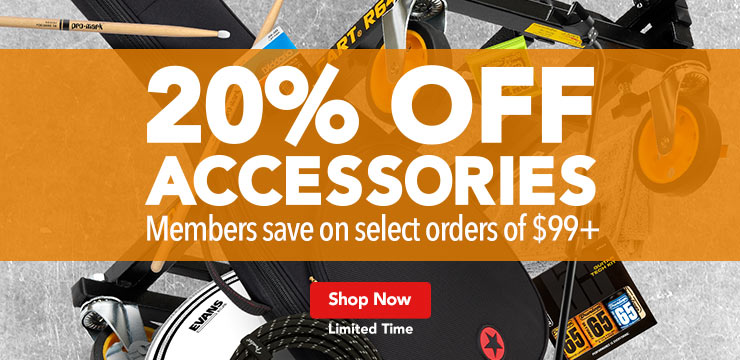 Twenty percent off member accessories sale. Shop now