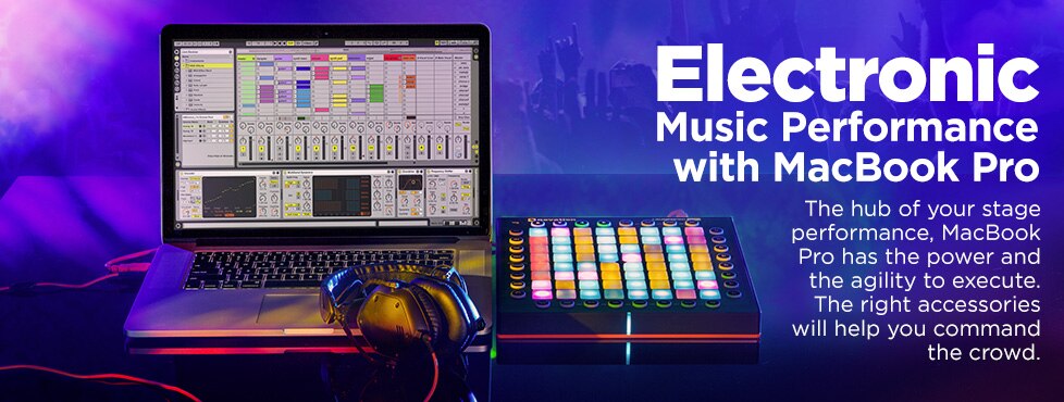 Electronic Music Performance with MacBook Pro
