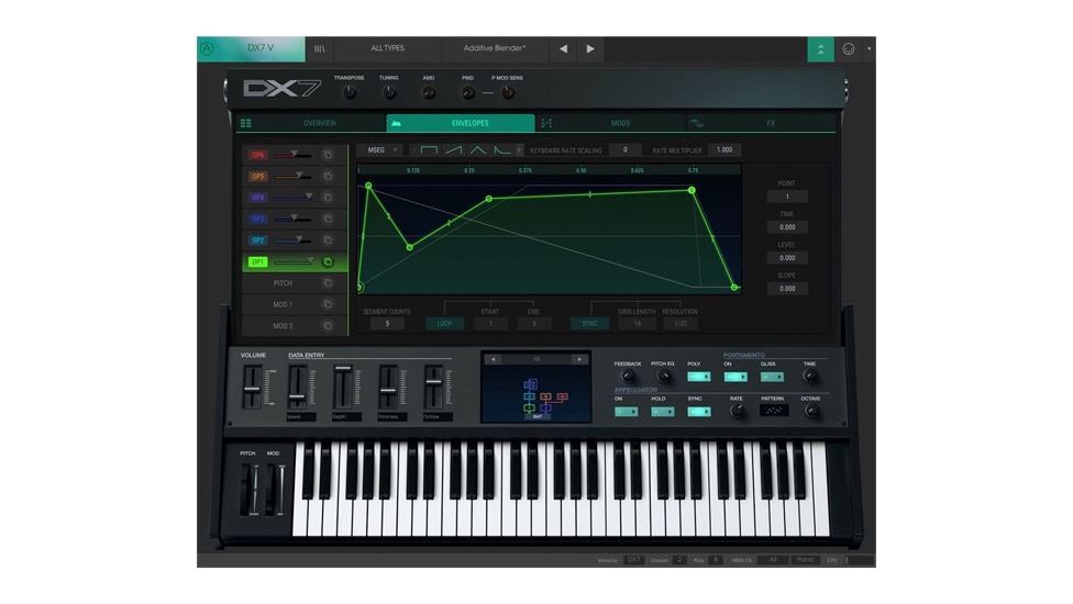 Arturia DX7 FM Software Synthesizer