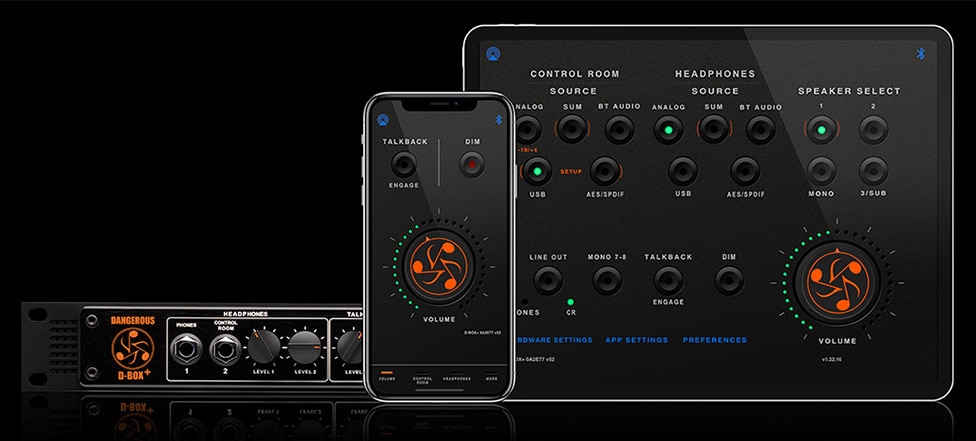 Dangerous Music D-Box+ with iOS App