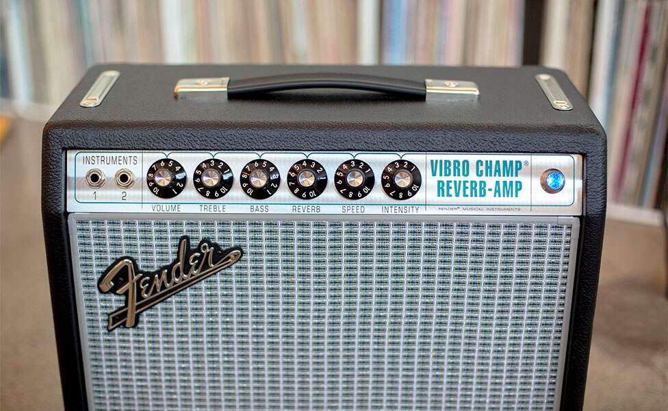 Fender '68 Custom Vibro Champ Reverb Panel