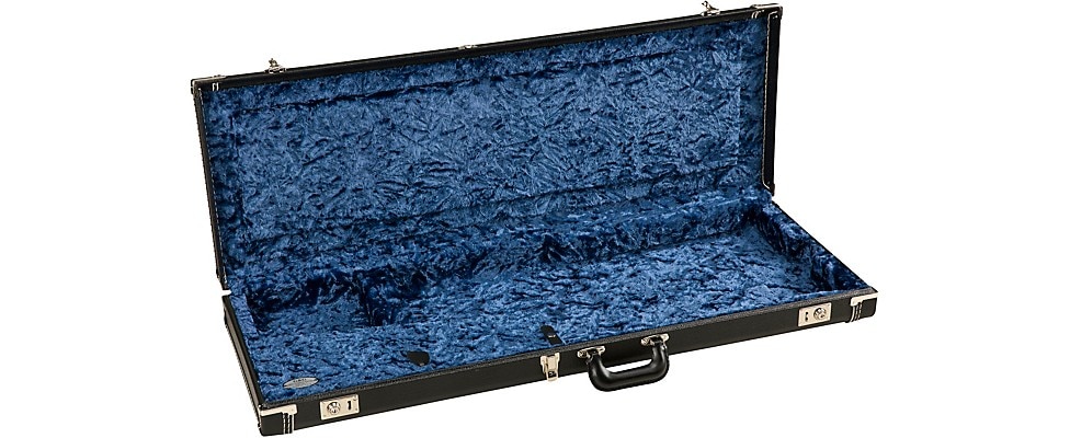 Fender Limited Edition Legacy Series Guitar Case Black Tolex Blue Plush