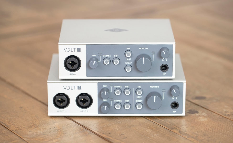 Universal Audio's Volt 1 and Volt 2 Audio Interfaces