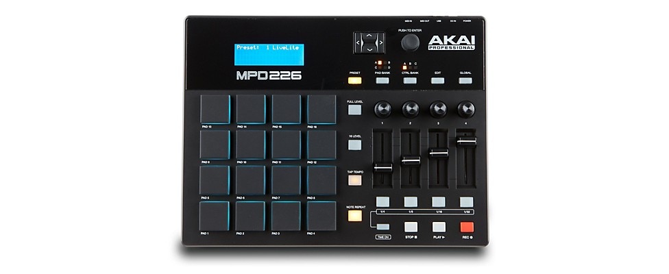AKAI MPD226 MIDI Pad Controller