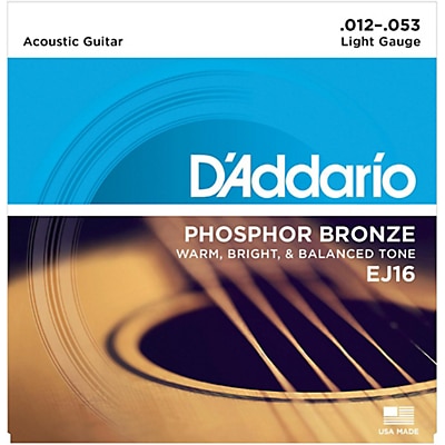 D'Addario Phosphor Bronze Acoustic Guitar Strings