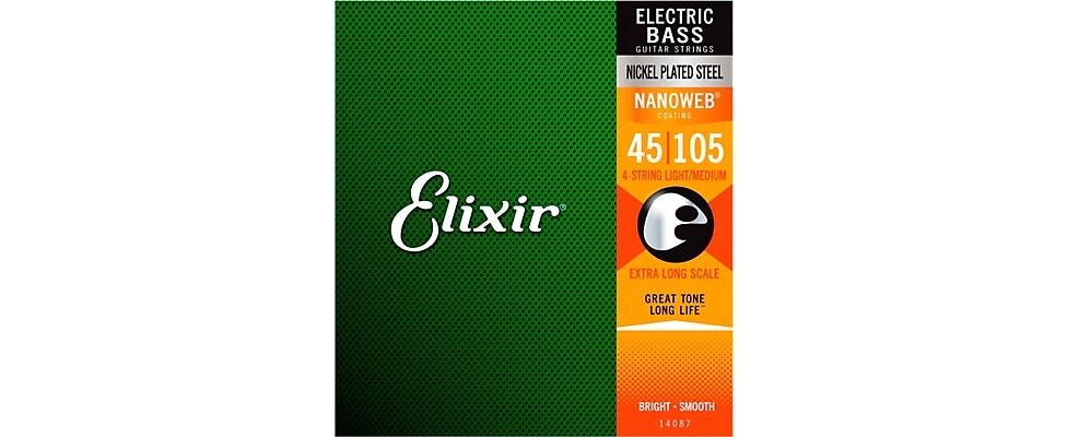 Elixir Nanoweb Bass Strings