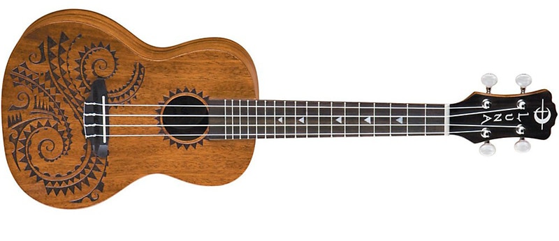 Luna Guitars Tattoo Concert Mahogany Ukulele