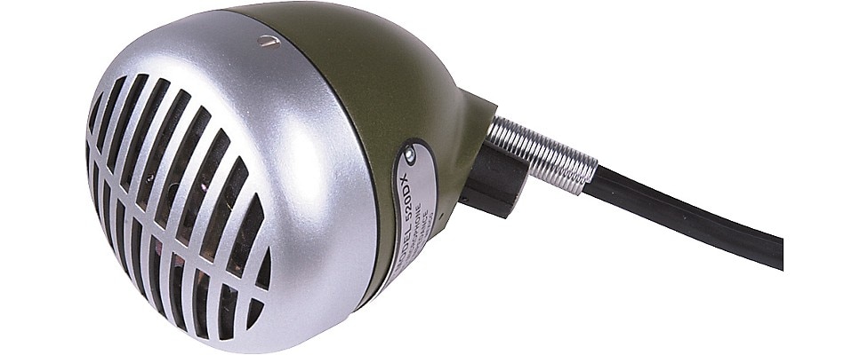 Shure 520DX Green Bullet Microphone