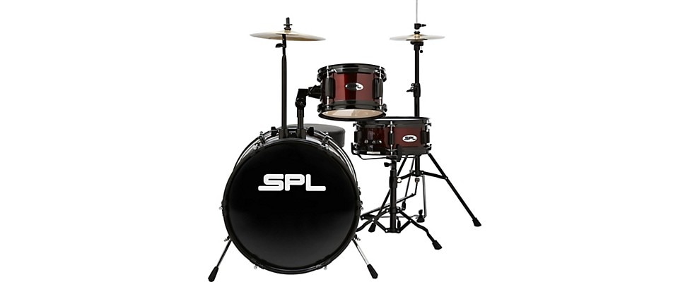 Sound Percussion Labs Lil Kicker - 3 Piece Jr Drum Set with Throne