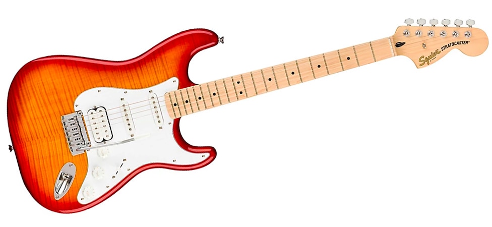 Squier Affinity Series Stratocaster FMT HSS Maple Fingerboard Electric Guitar Sienna Sunburst