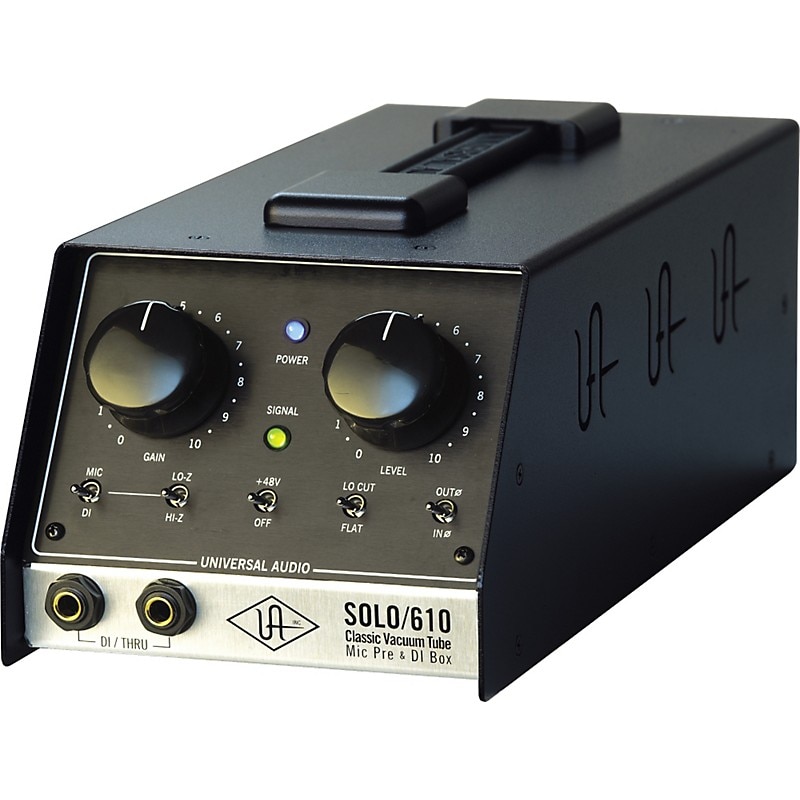 Universal Audio UA-S610 SOLO/610 Classic Vacuum Tube Microphone Preamp and DI Box