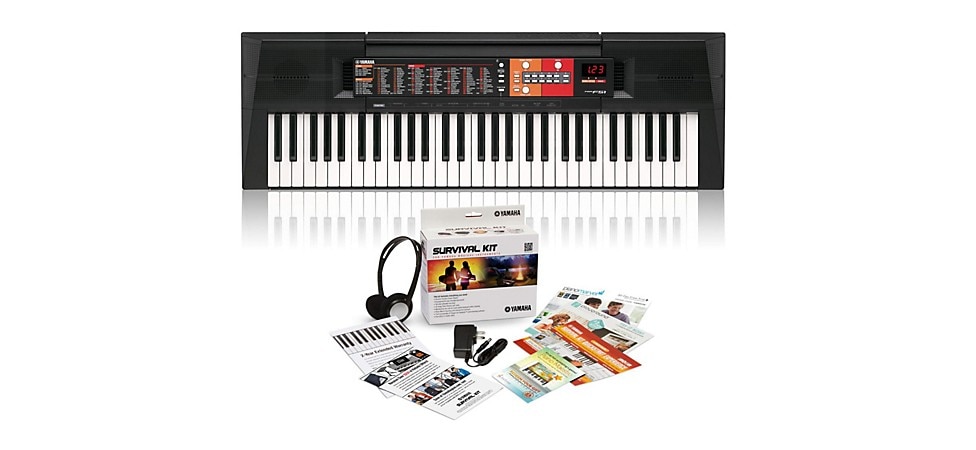 Yamaha PSR-F51 61-Key Portable Keyboard With Survival Kit
