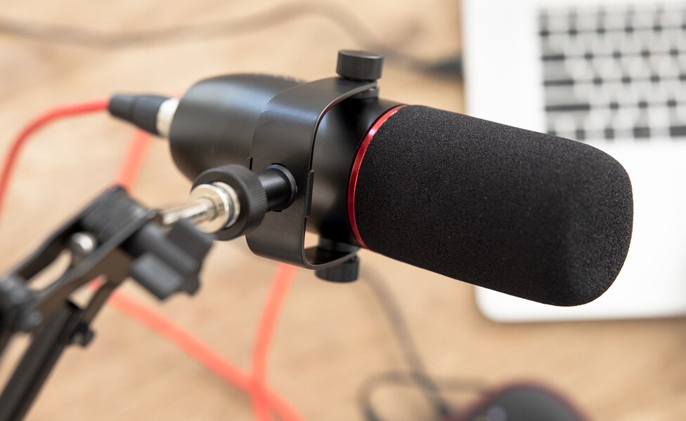 Focusrite Vocaster DM14v Dynamic Microphone from Vocaster Two Studio Ultimate Podcasting Bundle