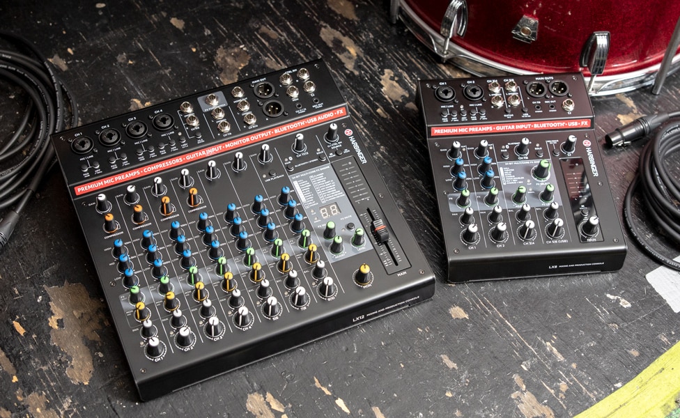 Harbinger LX8 and LX12 Mixers