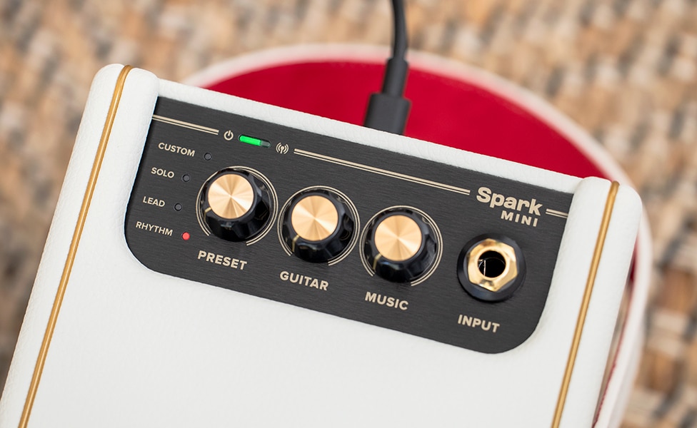 Positive Grid Spark MINI Amplifier Top Panel