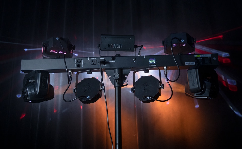 A Rear View of Chauvet DJ's GigBAR Move + ILS 5-in-1 Lighting System