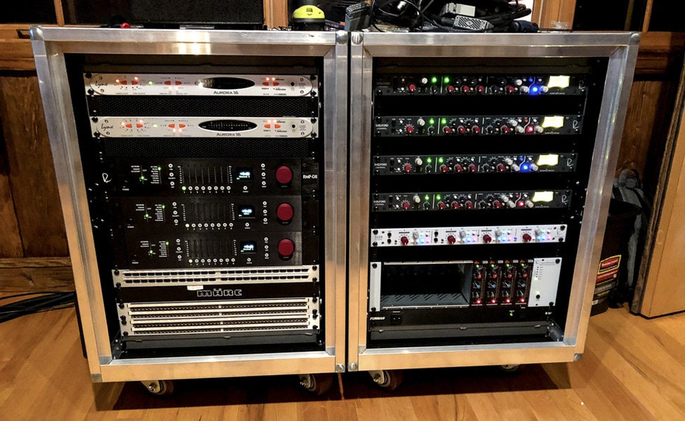 Rupert Neve Designs Shelford Channels racked up