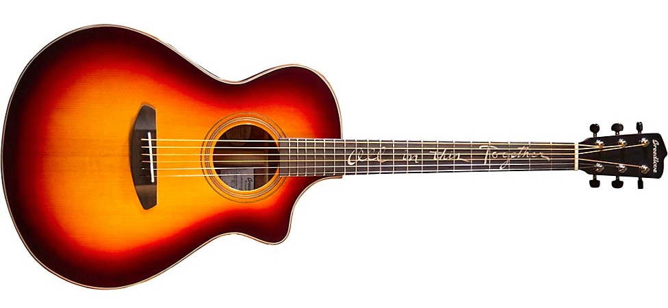 Breedlove Organic Collection Amazon Concert CE Jeff Bridges Acoustic-Electric Guitar Sunburst