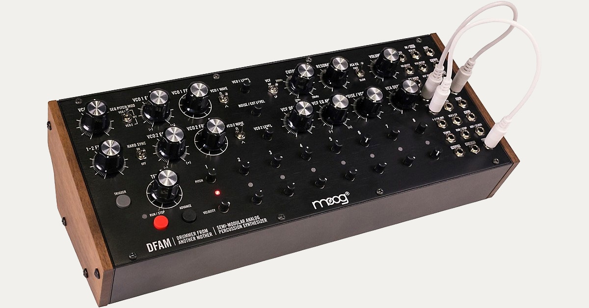 Moog Drummer From Another Mother (DFAM) Percussion Synth Unveiled