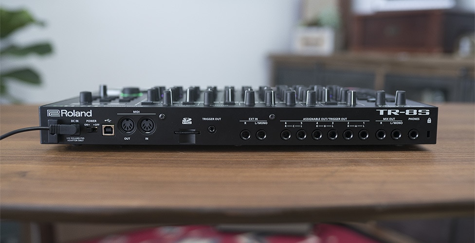 Roland TR-8S Rear Panel