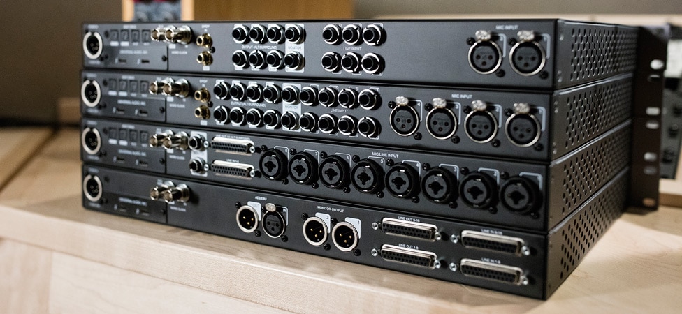 Rear Panel of Universal Audio Apollo X Series Audio Interfaces