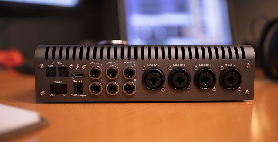 Universal Audio Apollo x4 Audio Interface Rear Panel