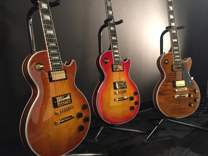 Assorted Gibson Les Paul Customs
