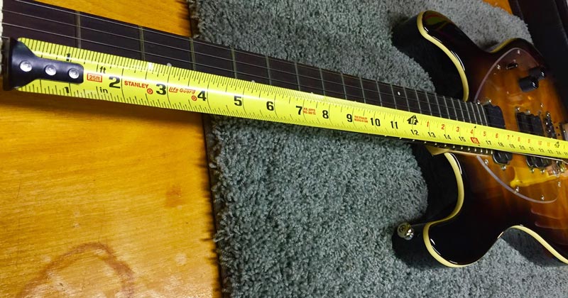 Finding the Scale Length of a Guitar