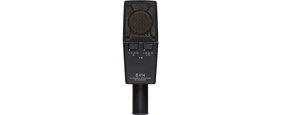 Rear view of AKG C414 XLS Condenser Microphone