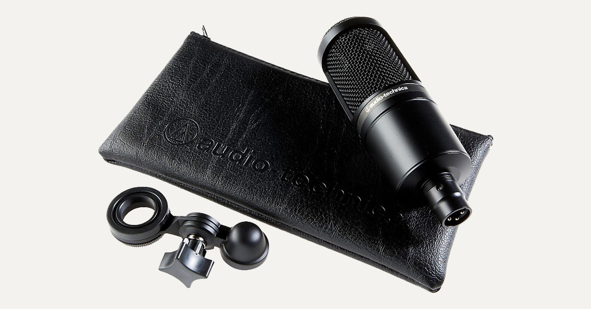 Hands-On Review: Audio-Technica AT2020 Condenser Microphone