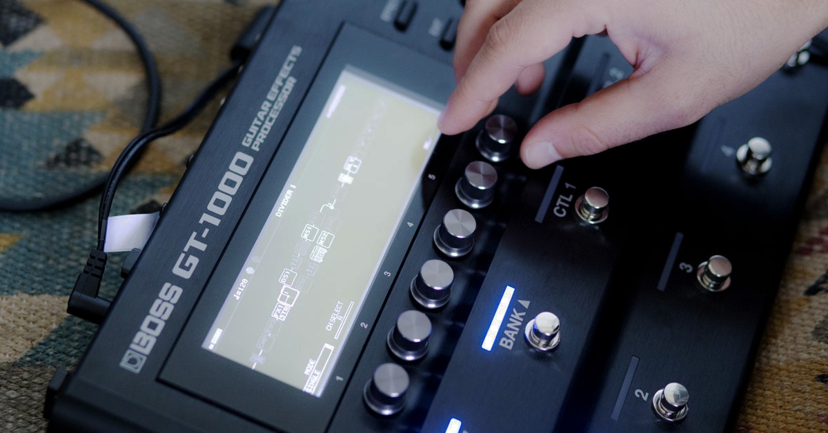 Hands-On Review: Boss GT-1000 Multi-Effects Guitar Pedal - The Hub