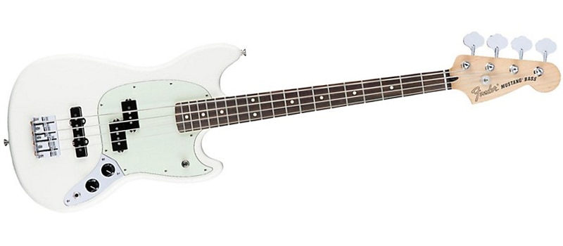 Fender Mustang PJ Bass Olympic White