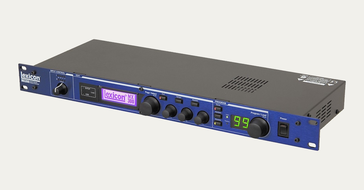 Hands-On Review: Lexicon MX300 Stereo Reverb Effects Processor 